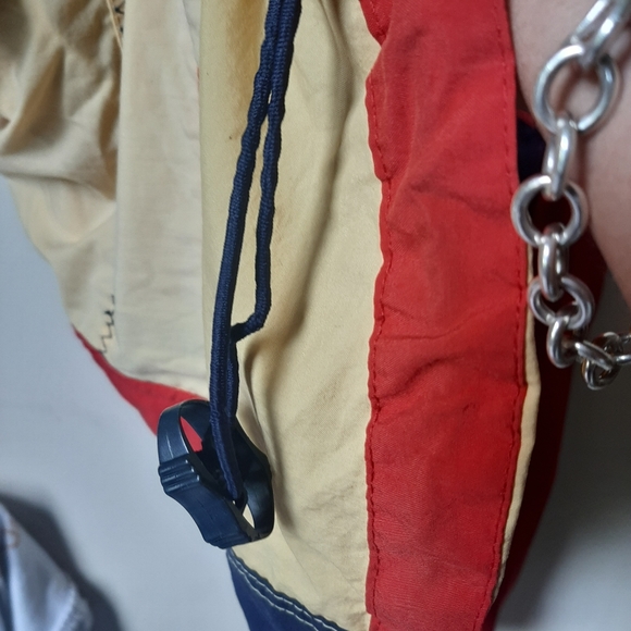 VTG Regatta Sport Colorblock Rain Gear Jacket Hood - Picture 3 of 12